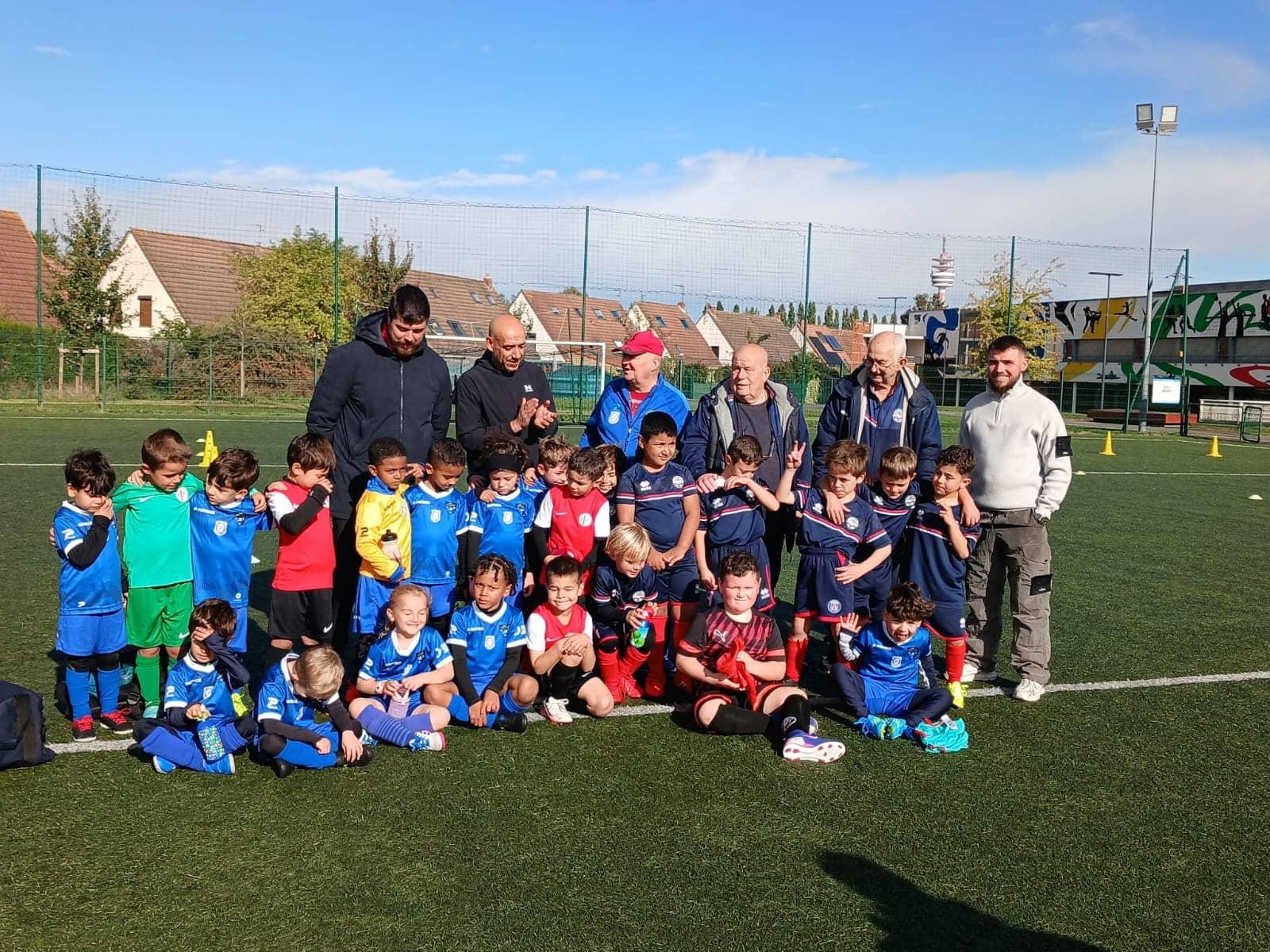 Nos jeunes à l’occasion du plateau de football